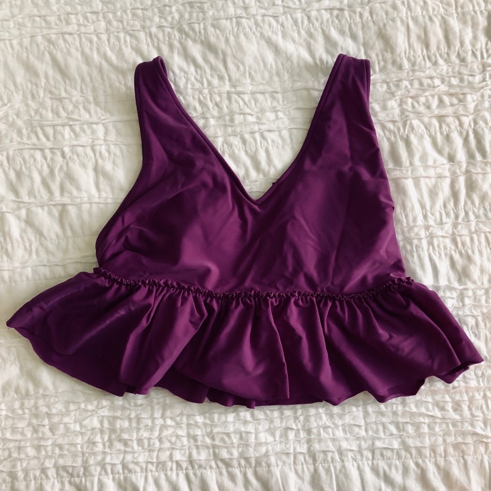 Kortni Jeane Royal Purple V Neck Top